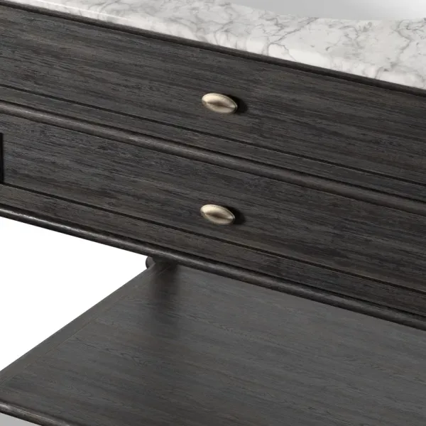 Tonia Single Vanity - Black