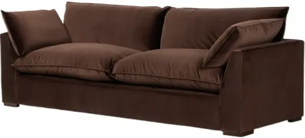 Fernmere Velvet Sofa, Surrey Cocoa