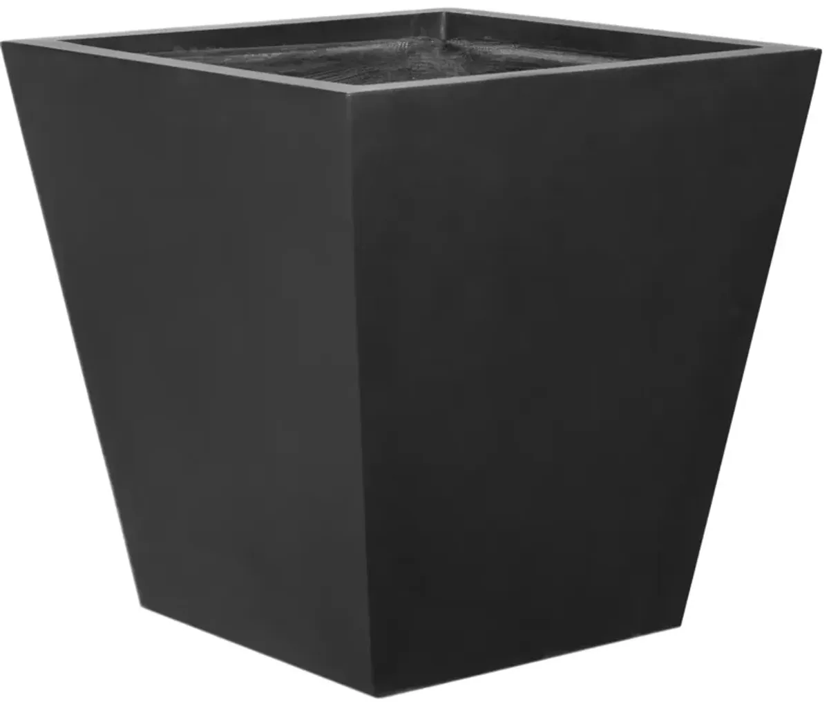 Verdara Concrete Indoor/Outdoor Planter - Black - Medium