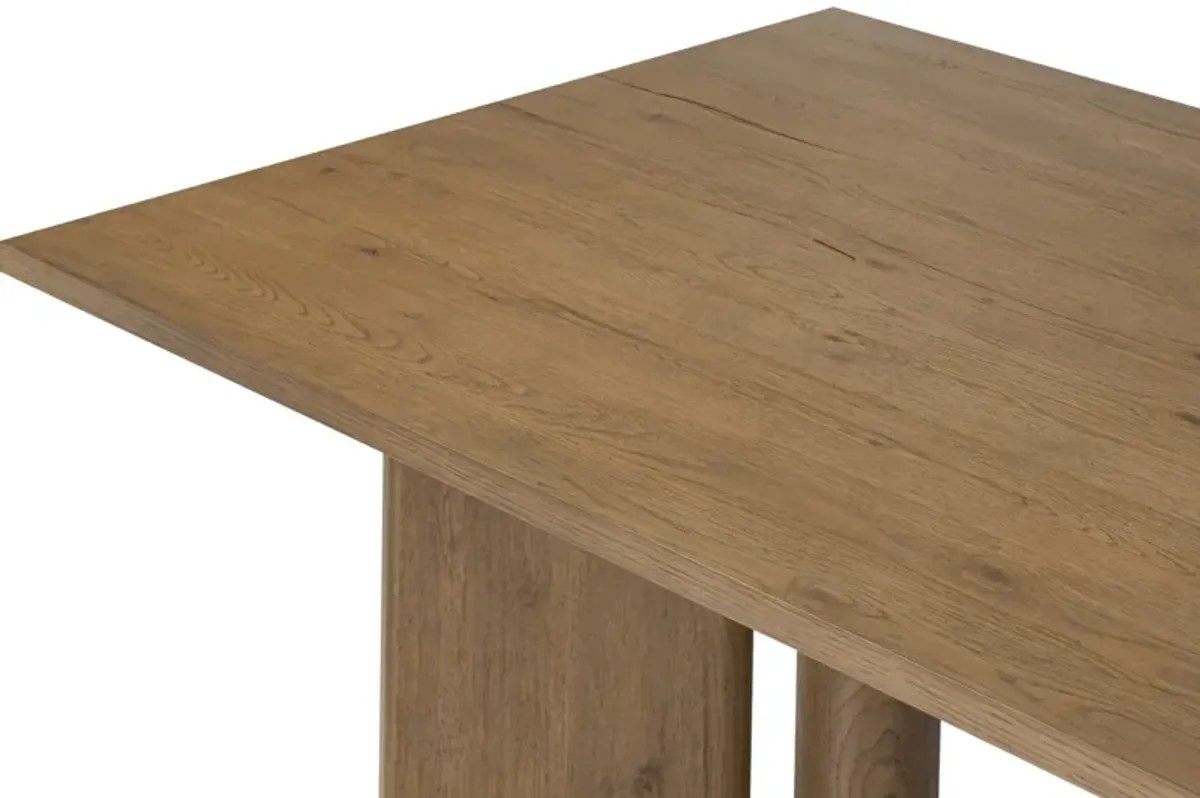 Eulora Dining Table - Rubbed Light Oak