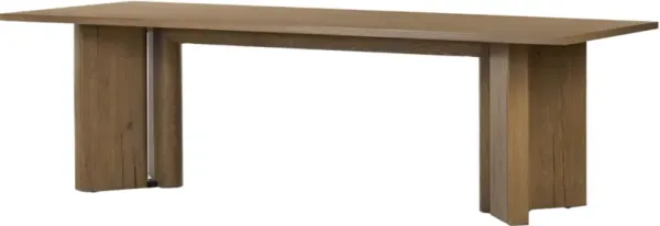 Eulora Dining Table, Rubbed Light Oak