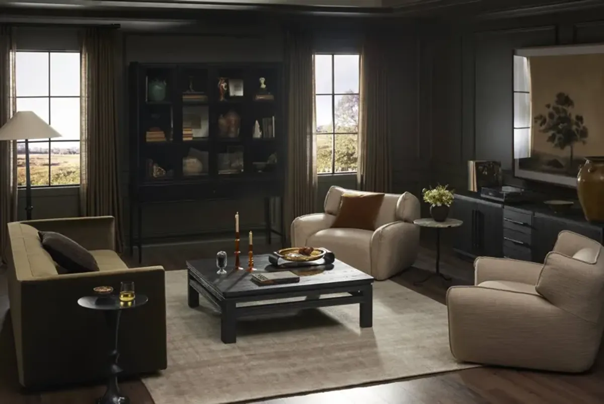Julian Velvet Sofa - Surrey Olive