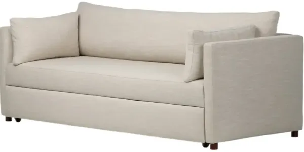 Moressin Sleeper Sofa, Savoy Parchment Linen