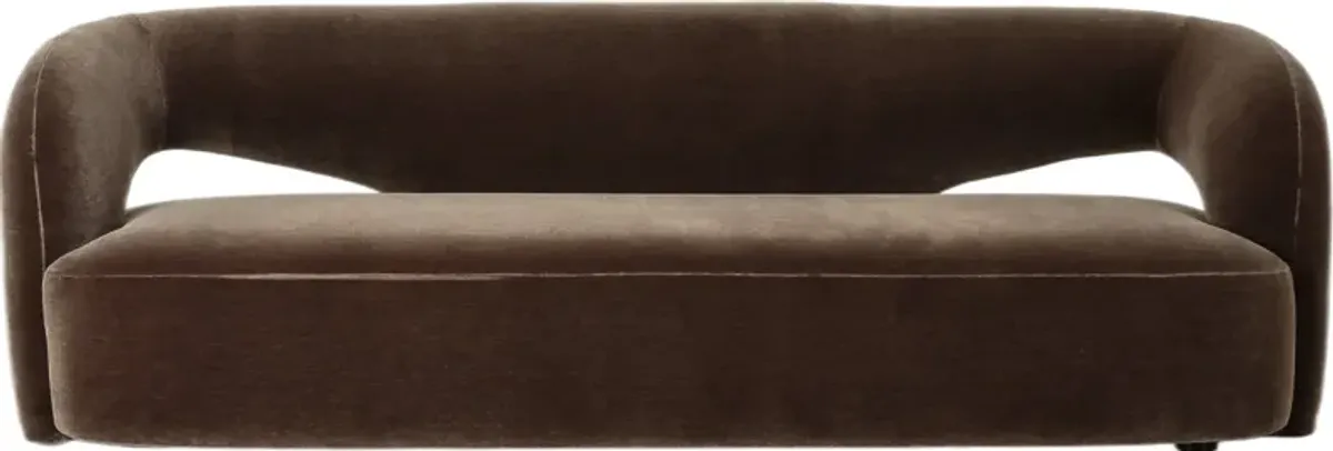 Leon Velvet Sofa - Monte Olive