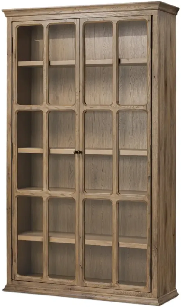 Viremont 2-Door Tall Cabinet - Brown
