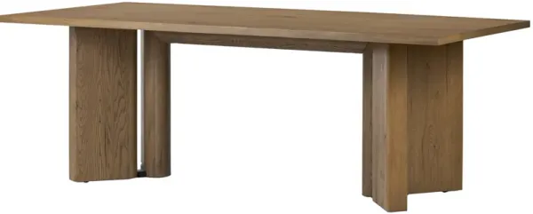 Eulora Dining Table, Rubbed Light Oak