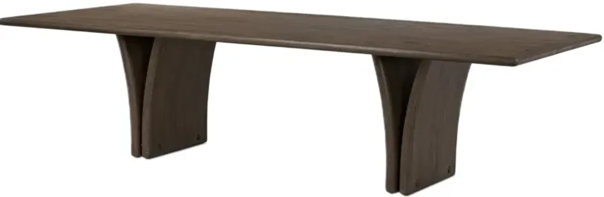 Junetta 118" Dining Table, Grey Reclaimed French Oak