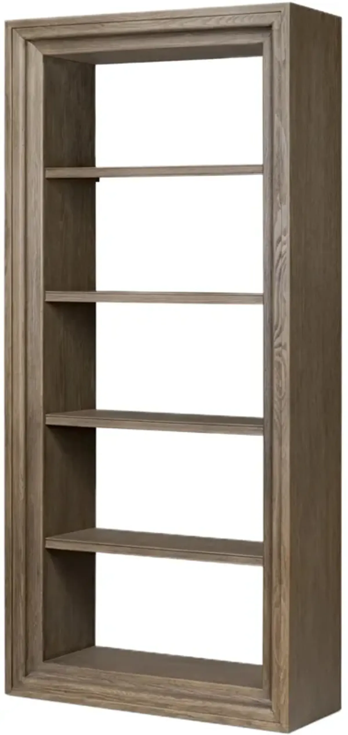 Fawndale Bookcase - Weathered Hazel Oak - Brown