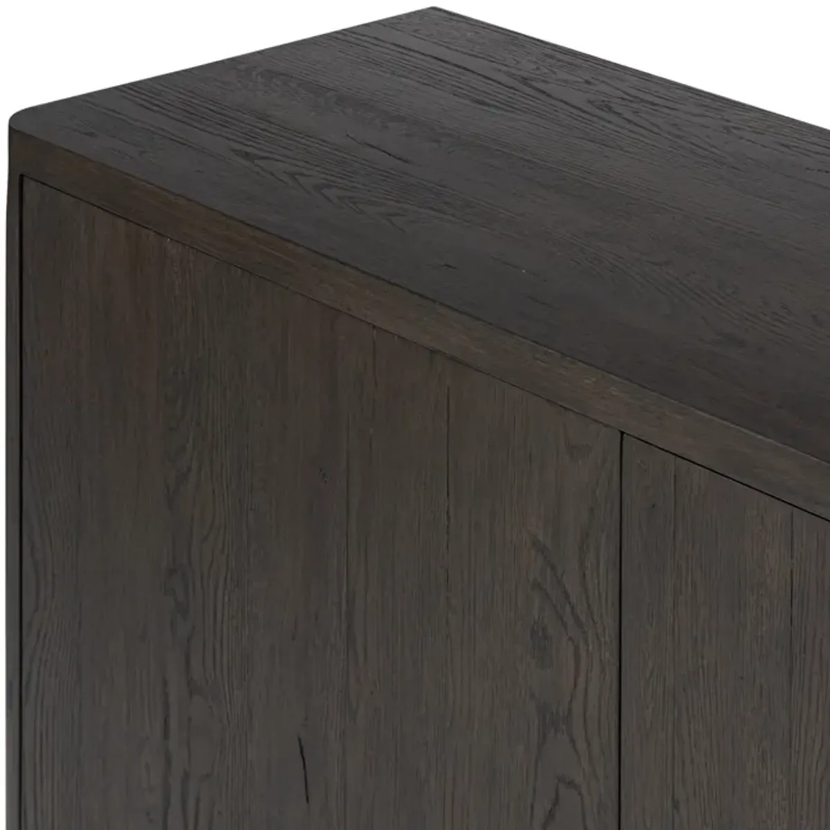 Killian 4-Door Sideboard - Cracked Smoked Black