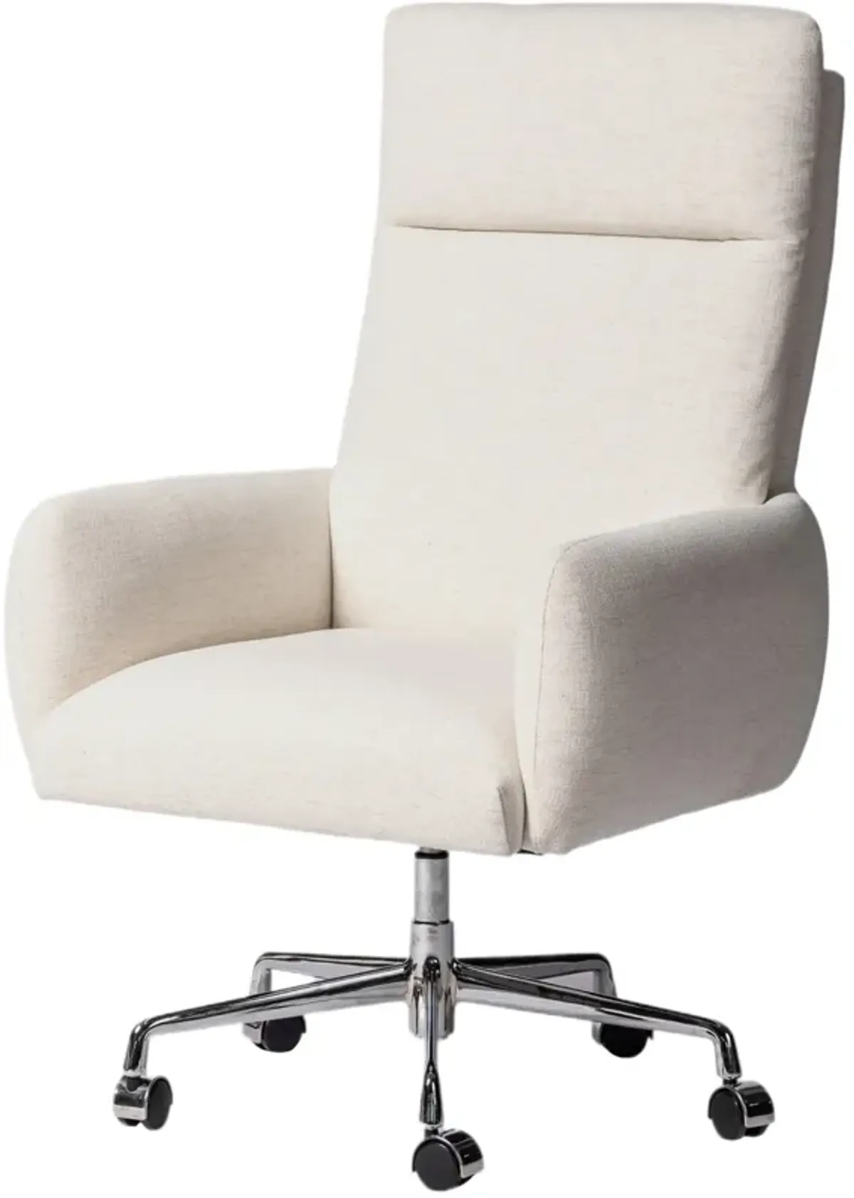Emelisse Chenille Desk Chair, Crypton Nomad Snow