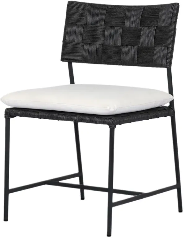 Azuline Outdoor Iron Dining Chair - Arashi Salt - Gray