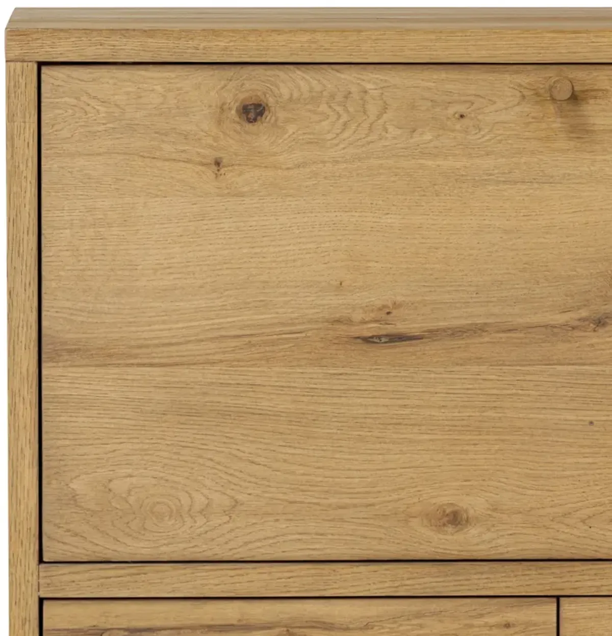Norewyn Secretary Desk - Warm Natural Oak - Brown