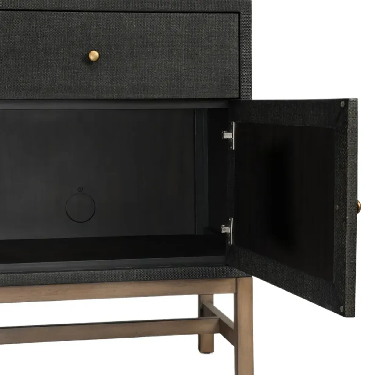 Pasco Painted Raffia 5-Drawer / 2-Door Sideboard