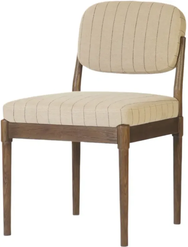 Auretta Linen Dining Chair - Lavon Flint - Gray