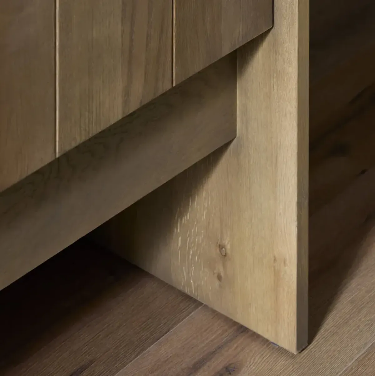 Meridra Tall 2-Door Cabinet - Brown