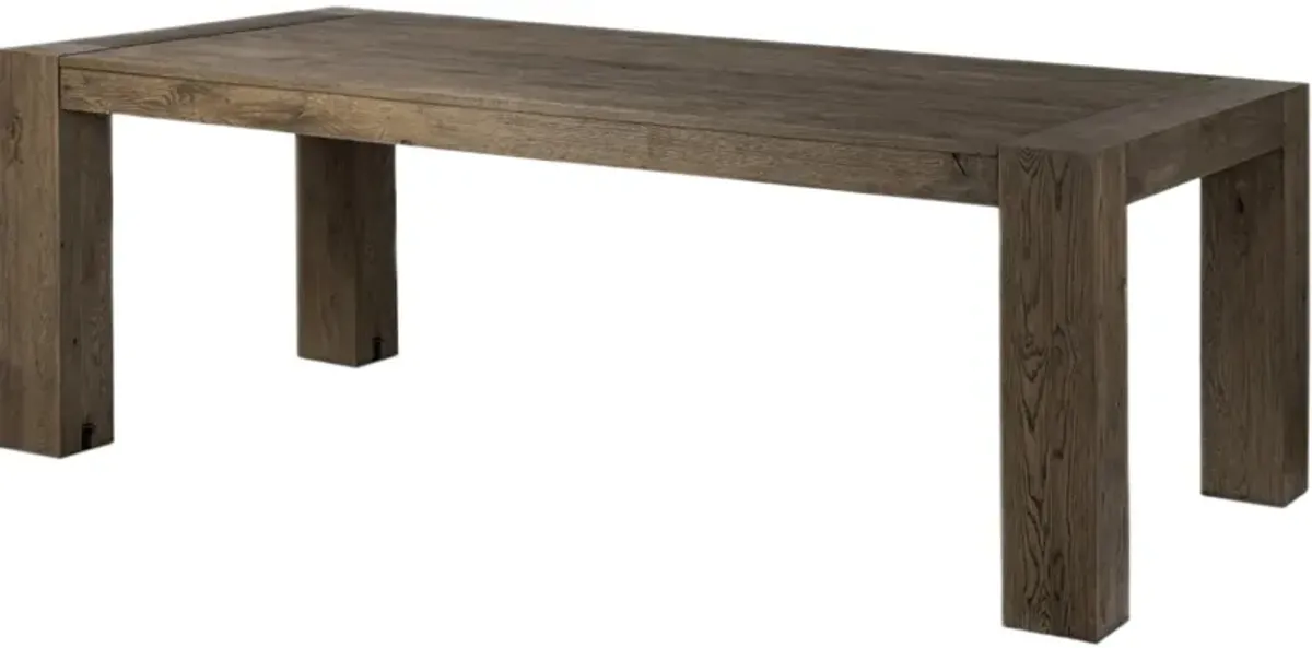 Vionyx Extension Dining Table - Brown Oak