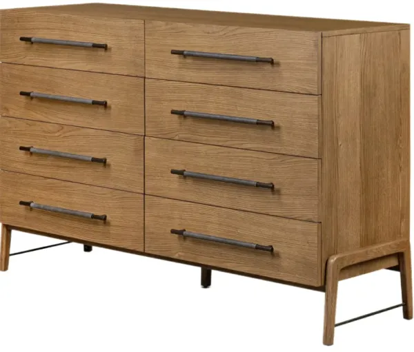 Jeremiah 8-Drawer Oak Dresser