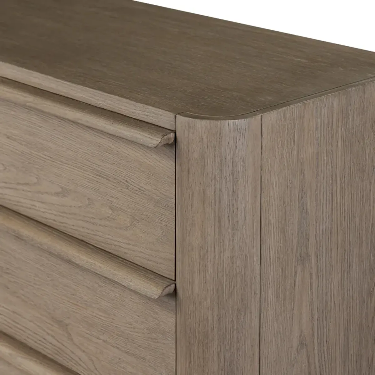 Venyx 10-Drawer Dresser - Natural Flat Oak - Brown