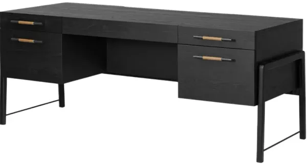Jeremiah Leather Executive Desk