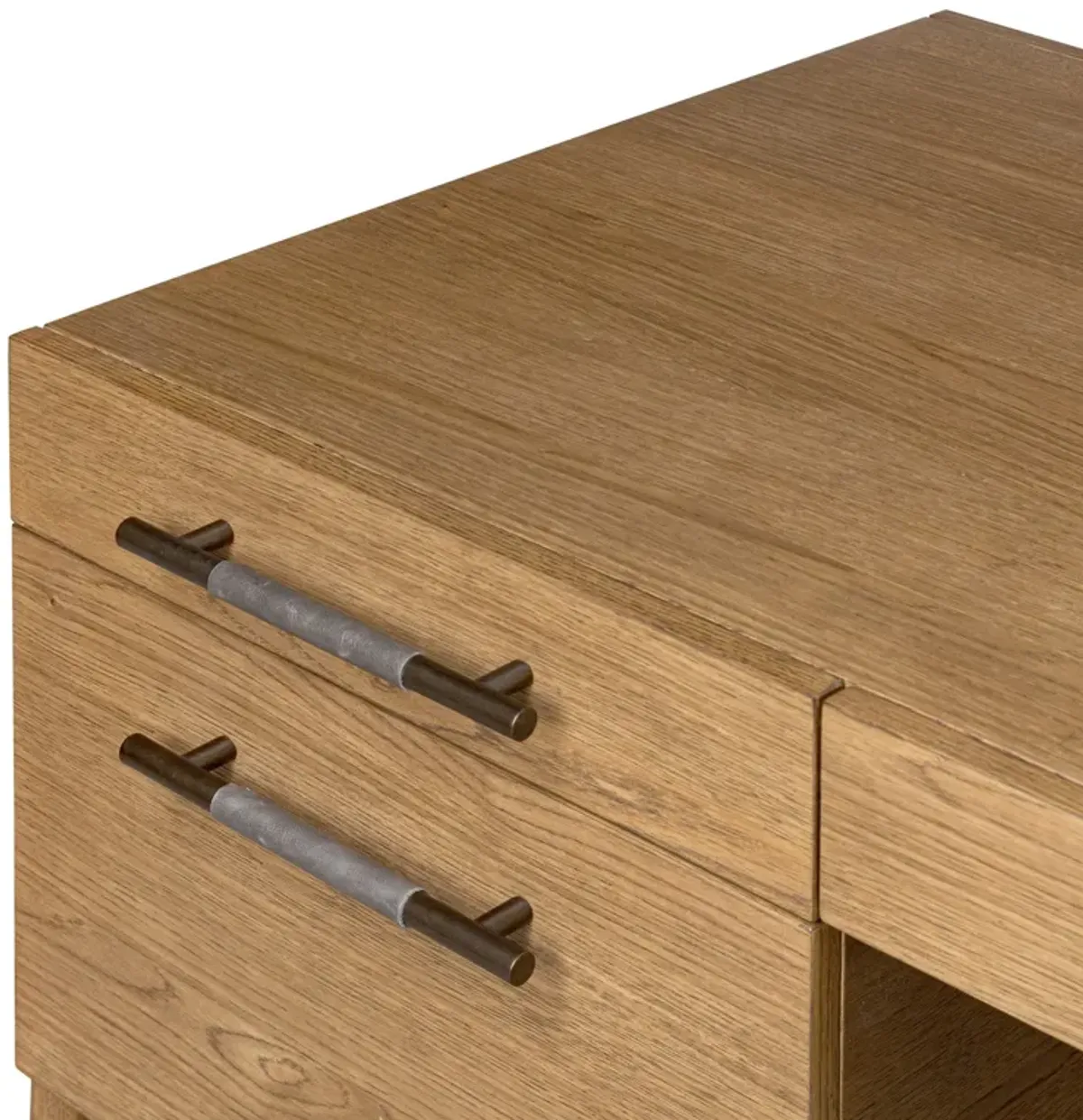 Jeremiah Executive Desk - Brown