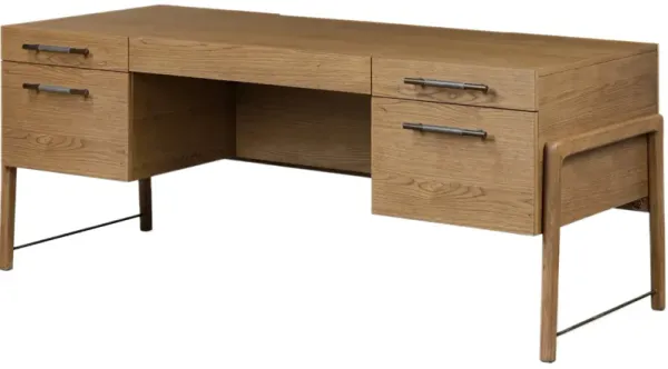 Jeremiah Executive Desk - Brown