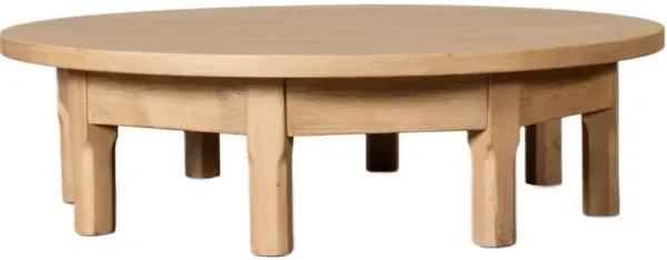 Yllian Coffee Table - Bleached Oak - Brown