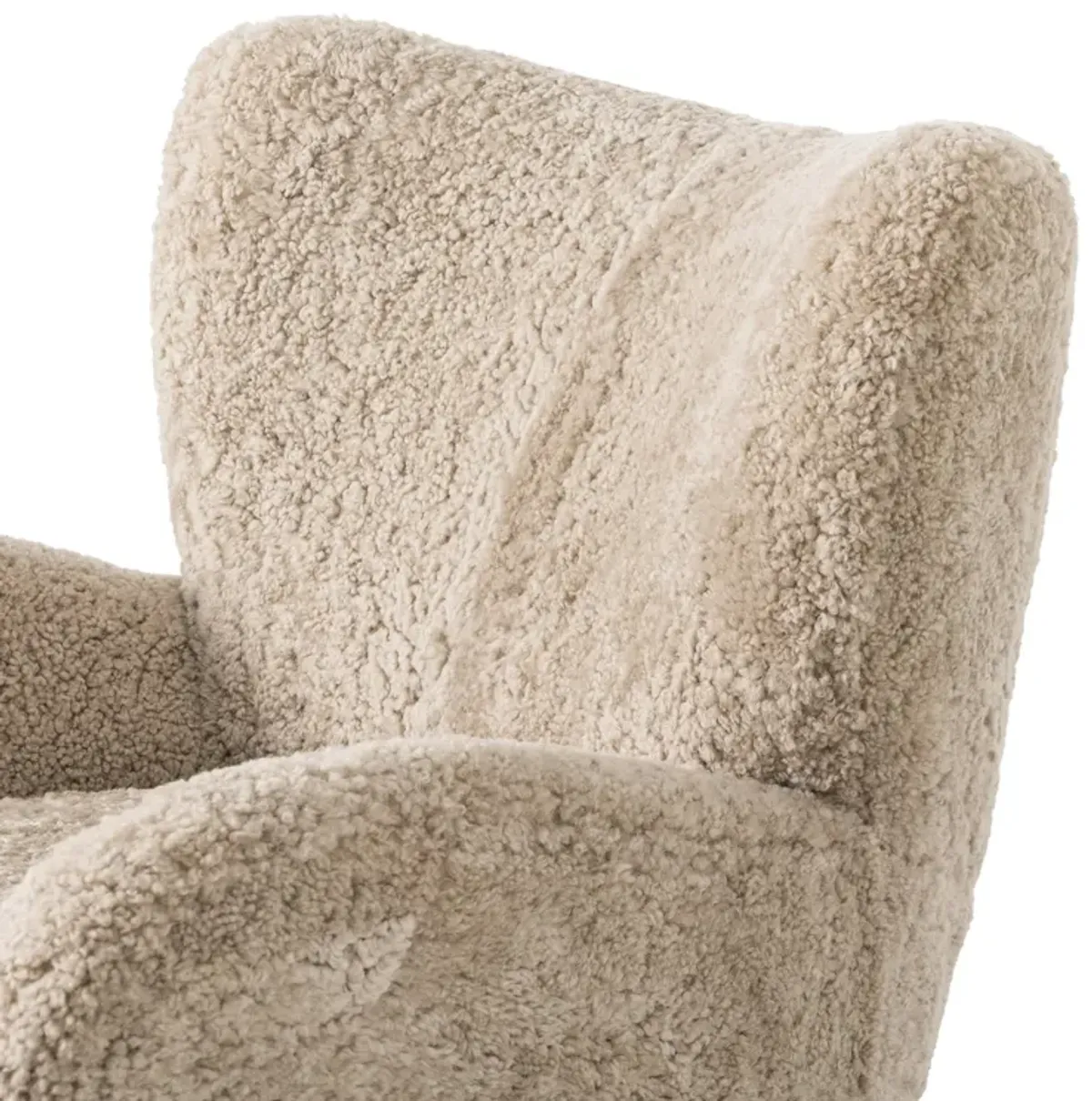 Olyrix Chair - Beige Shearling