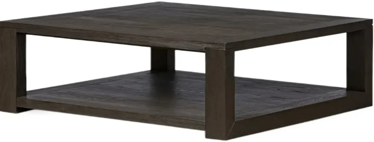 Hendrix Square Coffee Table - Brown