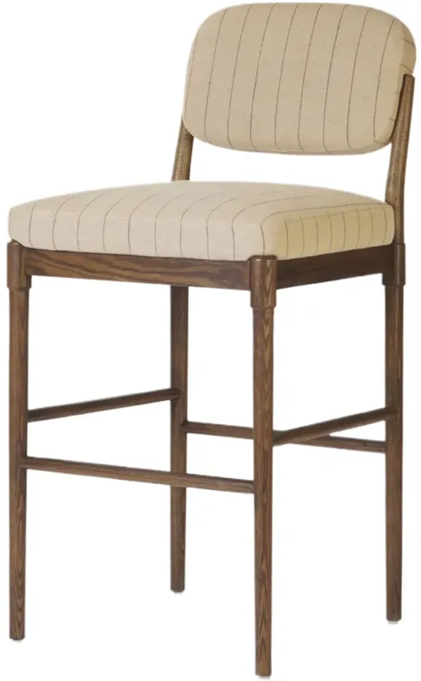 Auretta Linen Bar Stool, Lavon Flint