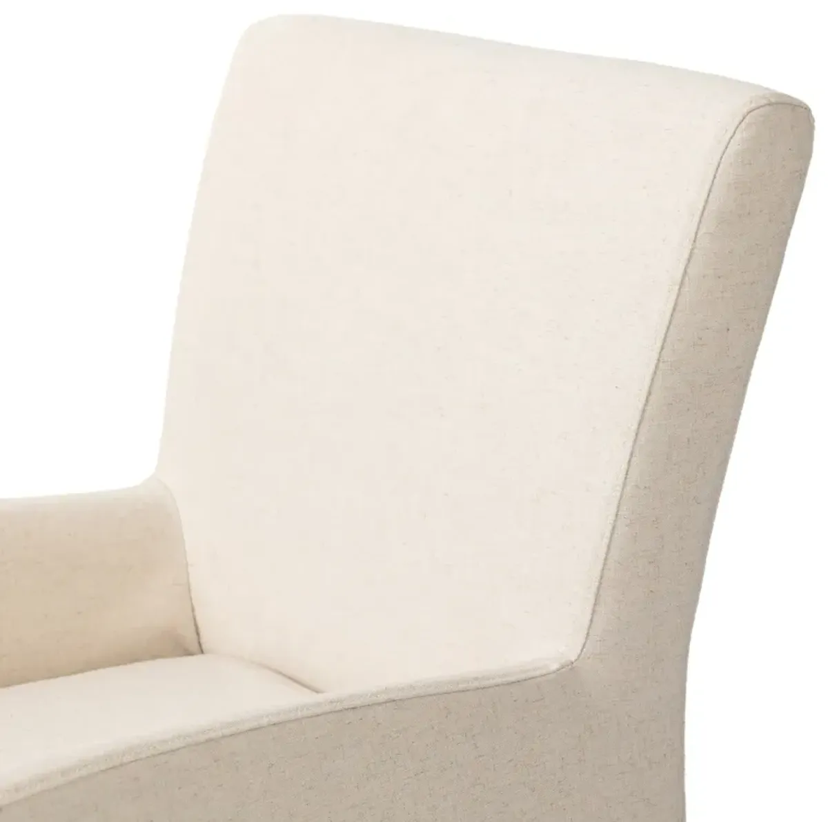 Romeo Performance Linen Slipcovered Dining Armchair - Savile Flax - Beige