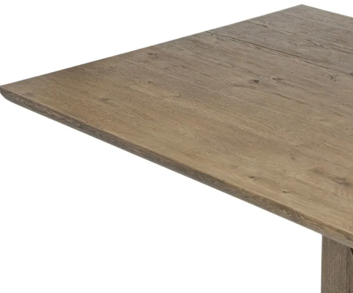 Thistlebrook 98" Dining Table - Brown Oak