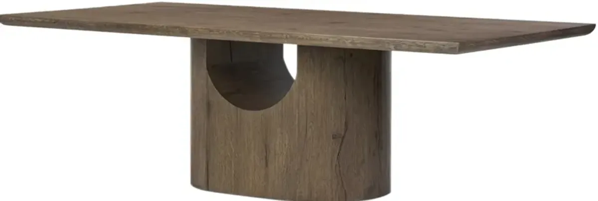 Thistlebrook 98" Dining Table - Brown Oak