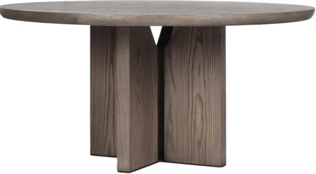 Hearthlyn Round Dining Table - Shale Grey Oak