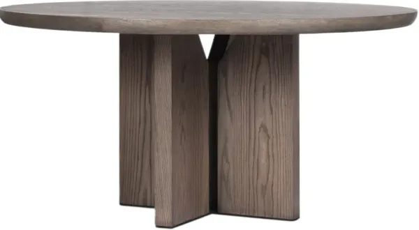 Hearthlyn Round Dining Table - Shale Grey Oak