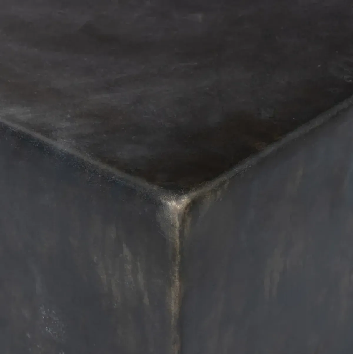 Penwell Outdoor Aluminum Coffee Table, Distressed Bronze