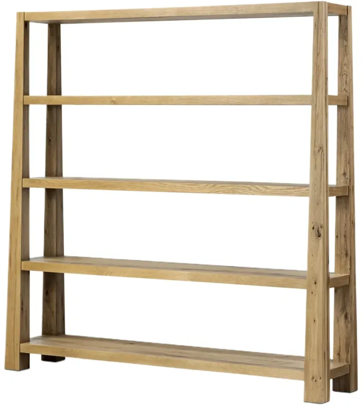 Hallowyn Bookcase - Aged Natural Oak - Brown
