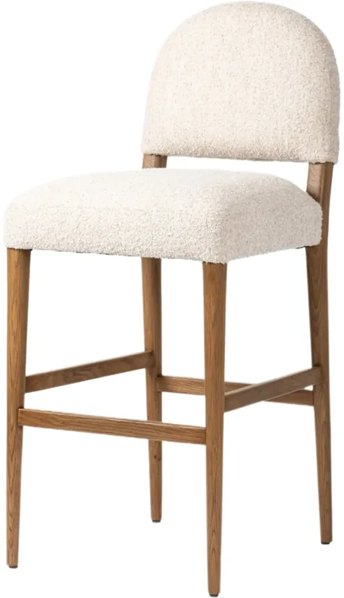 Zelda Boucle Bar Stool - Somerton Ash - Brown