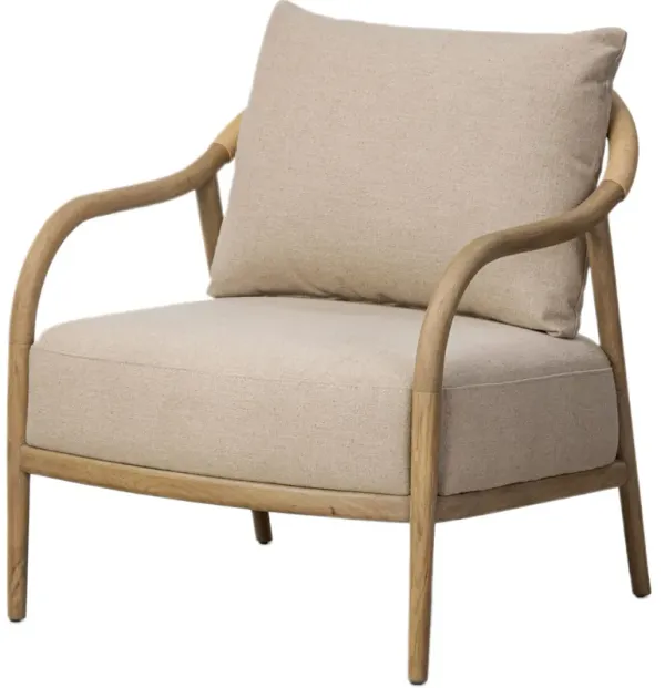 Lumiere Linen Chair, Antwerp Taupe