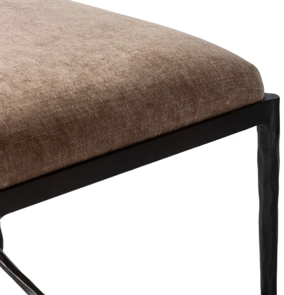 Artrix Chenille Accent Stool, Altair Mushroom