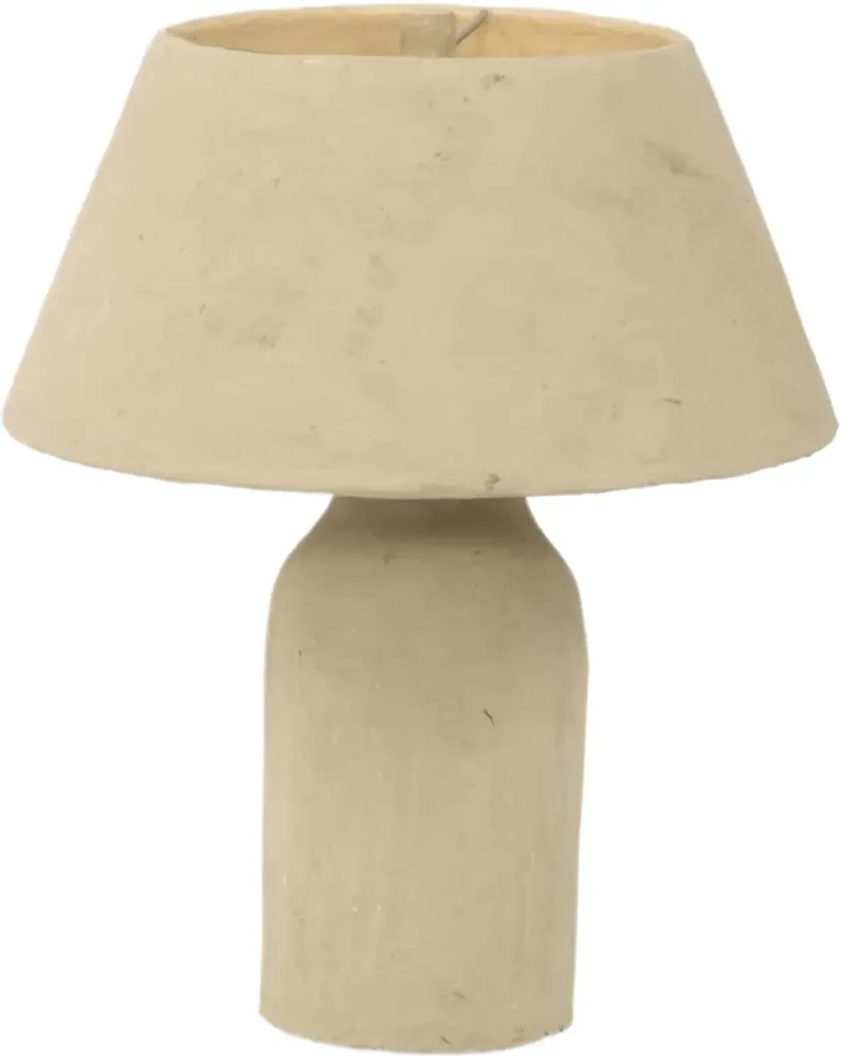 Firaelis Paper Mache Table Lamp - Brown