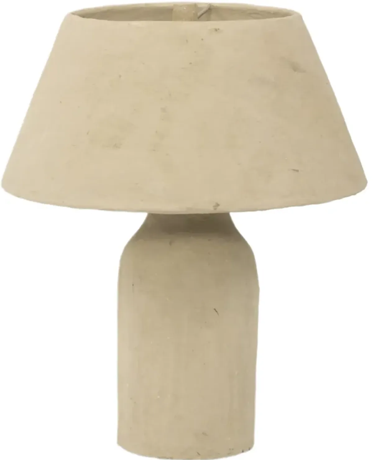 Firaelis Paper Mache Table Lamp - Brown