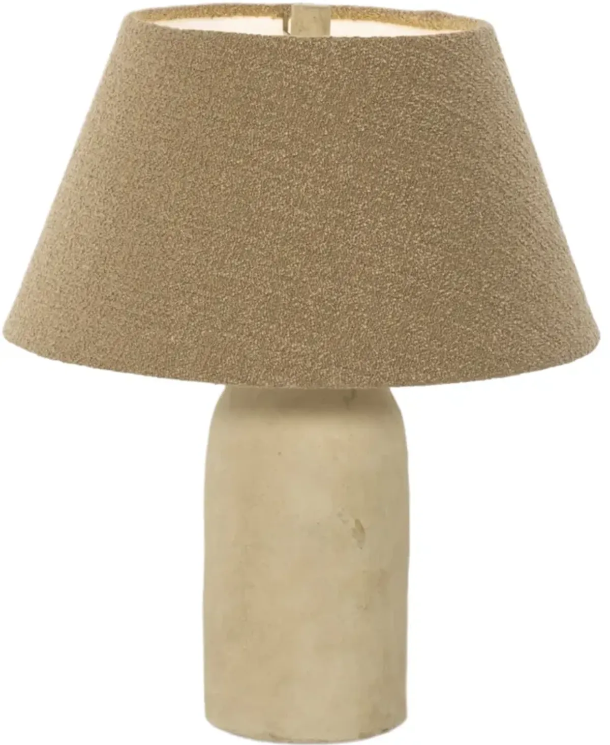 Firaelis Paper Mache Table Lamp - Beige