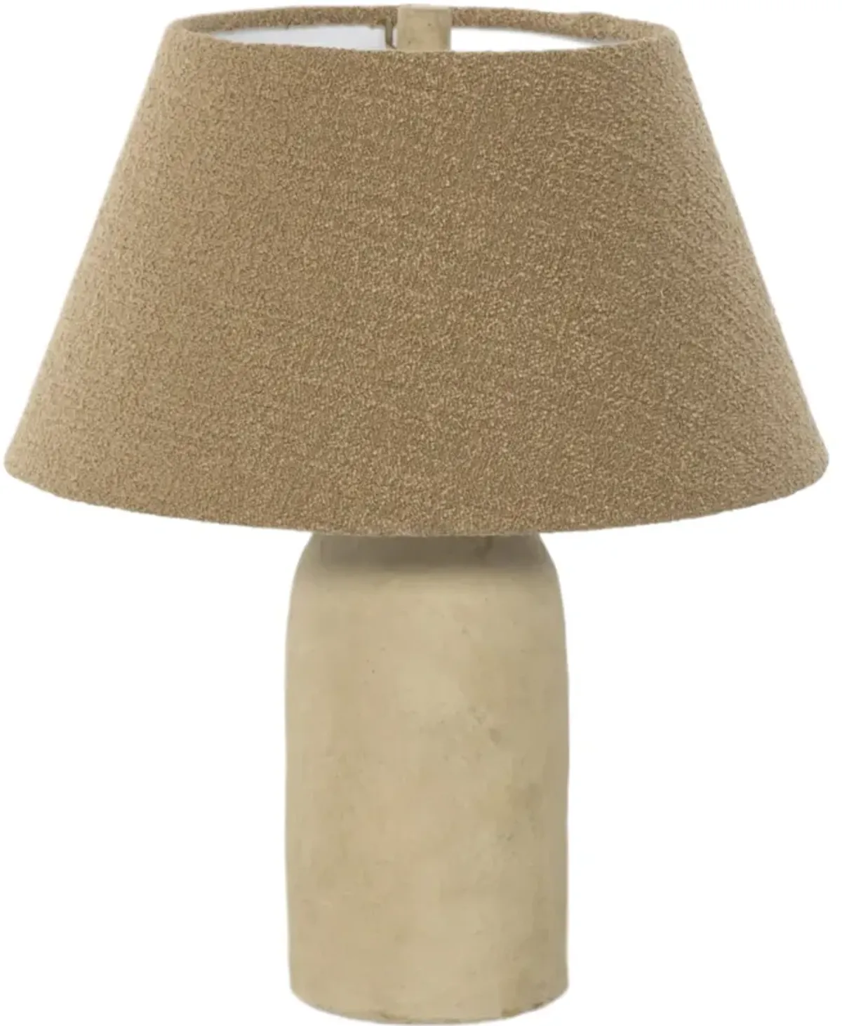 Firaelis Paper Mache Table Lamp - Beige