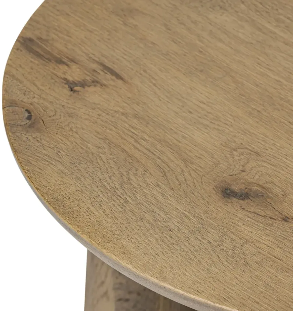 Set of 2 Jassira Nesting End Tables - Drifted Oak - Brown