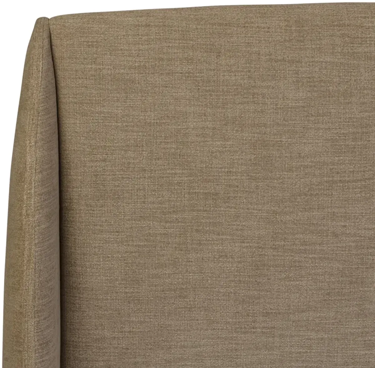 Illyssa Oak Upholstered Chenille Bed, Laken Taupe