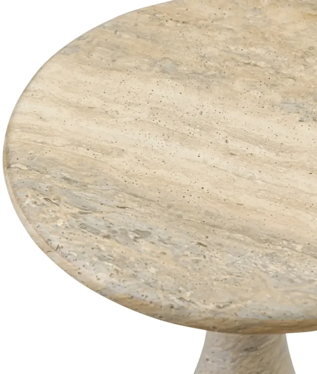 Scarlett 20" Nesting End Table - Textured Sandy Grey Concrete - Gray