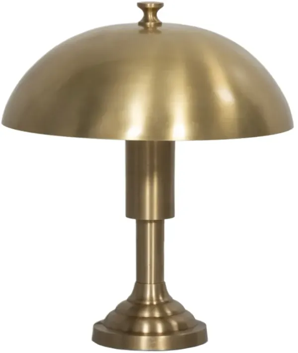 Ostra Dome Table/Desk Lamp - Raw Brass - Gold