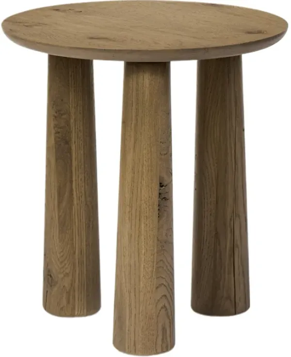 Jassira 19" Nesting End Table, Drifted Oak