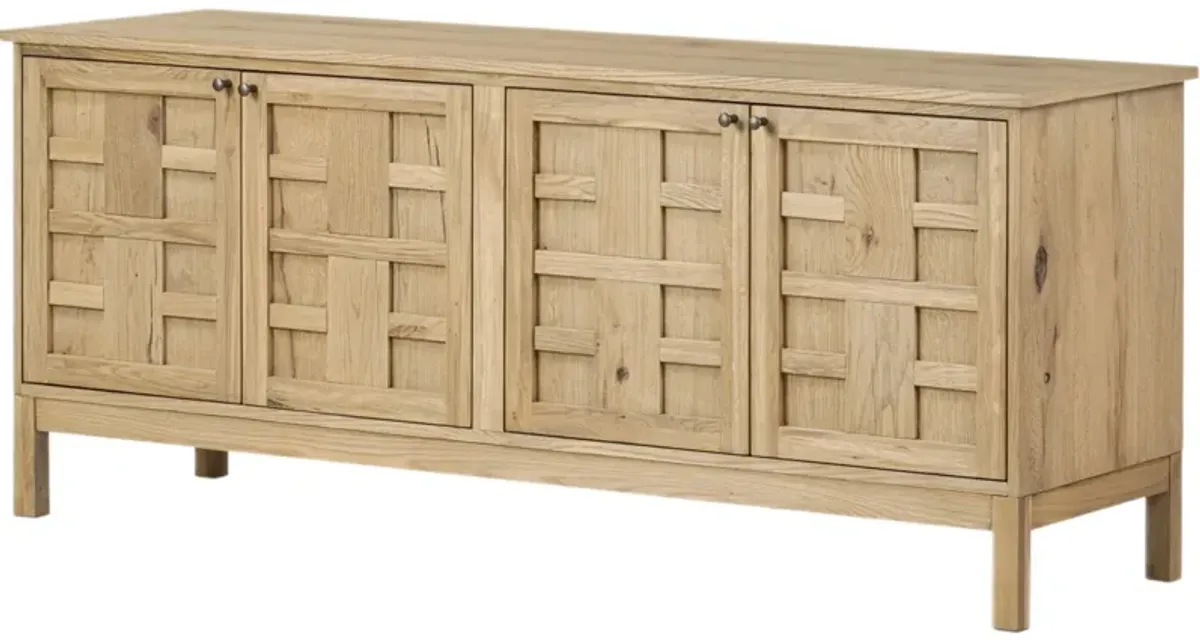 Yvonne 4-Door Media Console - Brown
