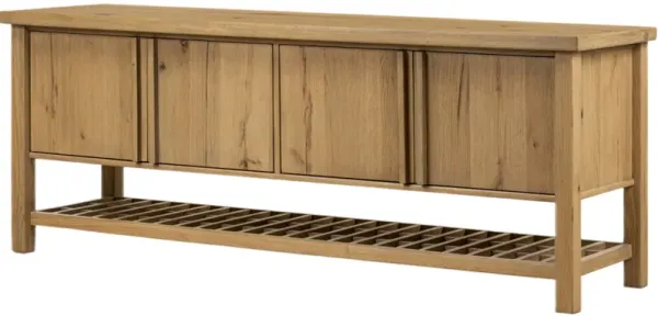 Nexu 4-Door Media Console - Brown